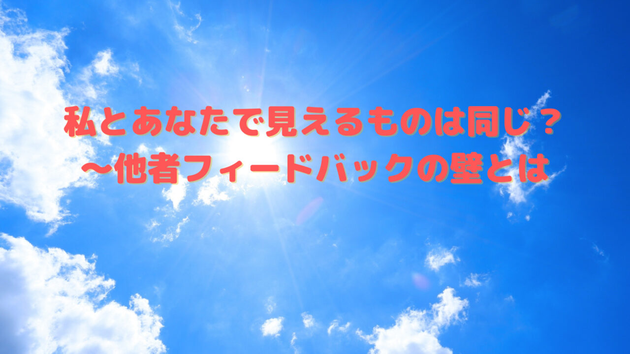 他者フィードバックの壁とは